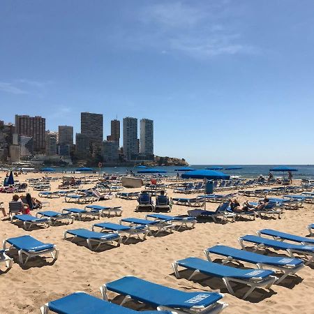 Apartamento Torre Yago Primera Linea Playa Benidorm Con Wi-Fi & Ac Kültér fotó
