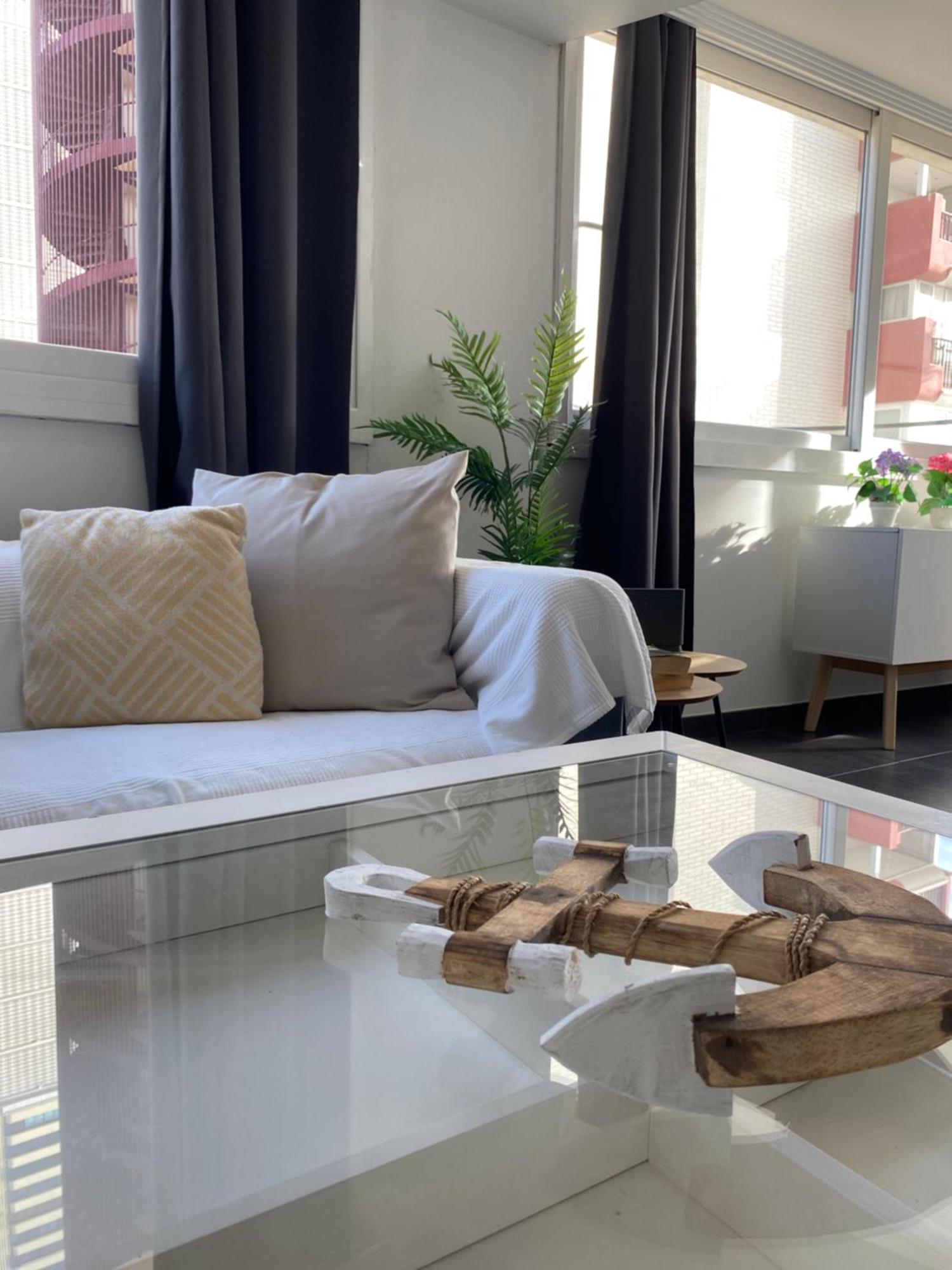 Apartamento Torre Yago Primera Linea Playa Benidorm Con Wi-Fi & Ac Szoba fotó