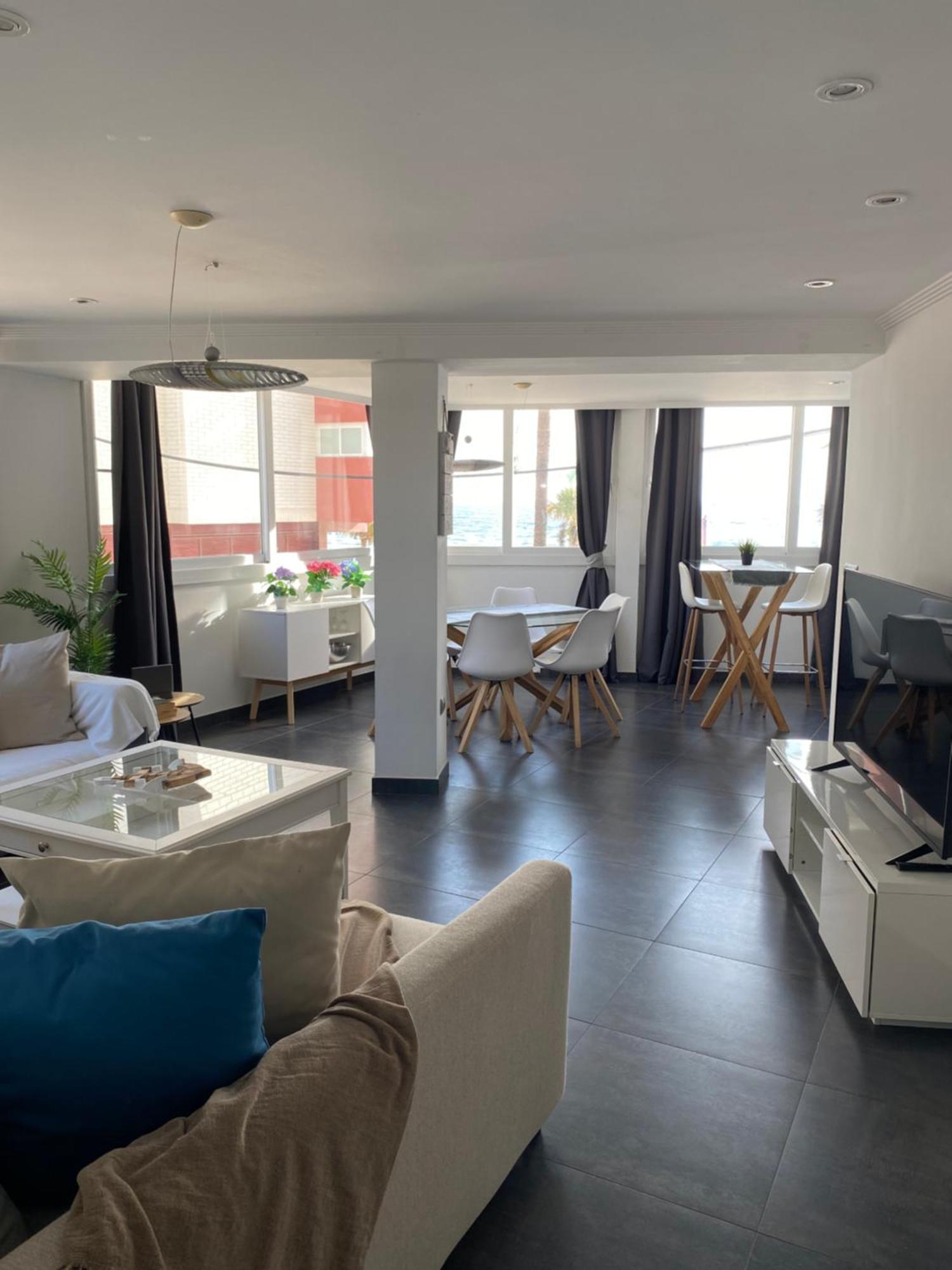 Apartamento Torre Yago Primera Linea Playa Benidorm Con Wi-Fi & Ac Szoba fotó