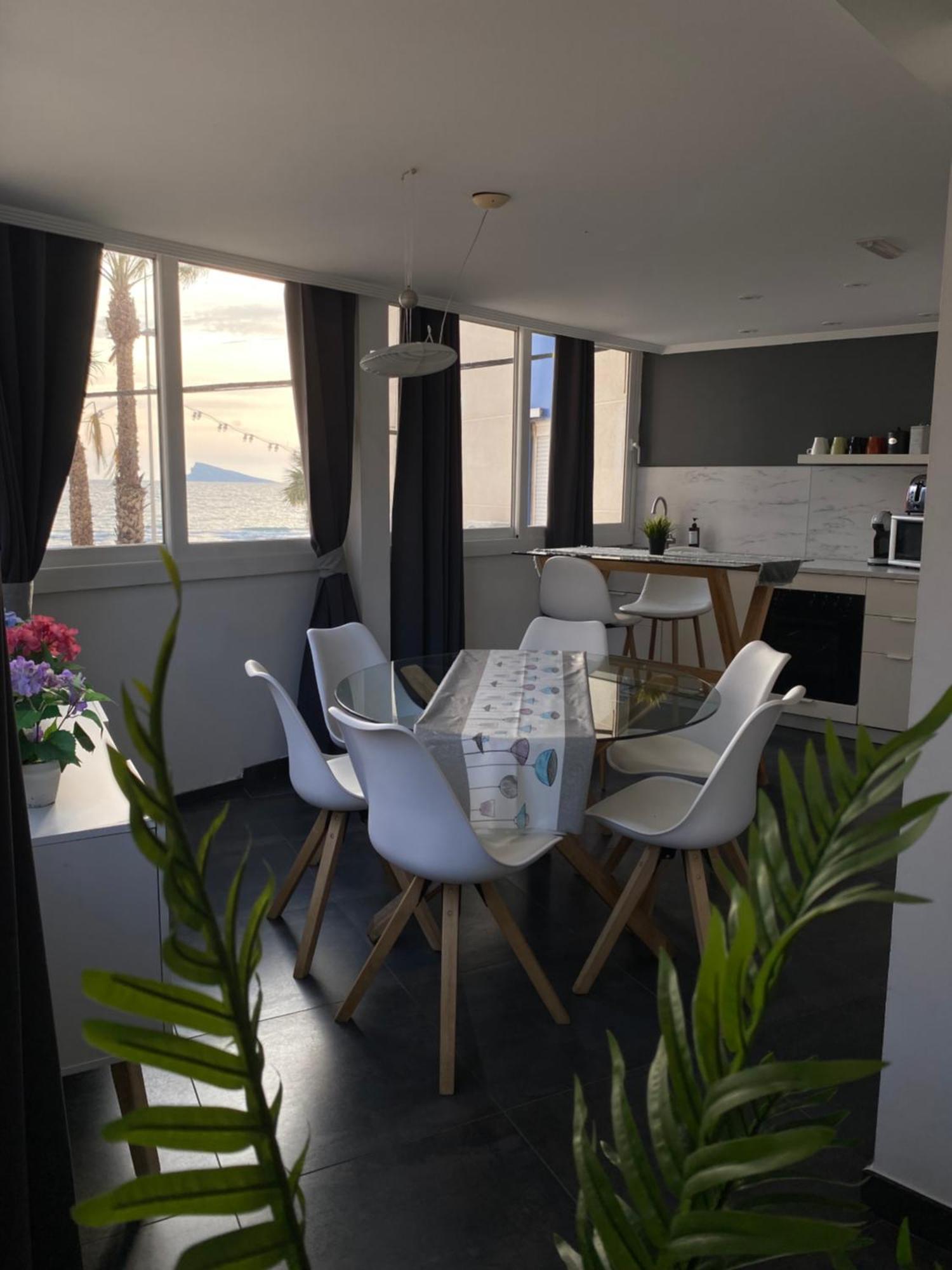 Apartamento Torre Yago Primera Linea Playa Benidorm Con Wi-Fi & Ac Szoba fotó