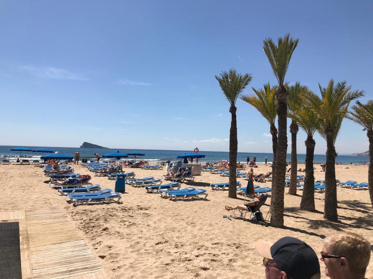 Apartamento Torre Yago Primera Linea Playa Benidorm Con Wi-Fi & Ac Kültér fotó